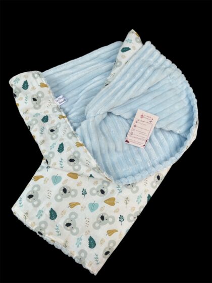 Couverture coton/Minky velours